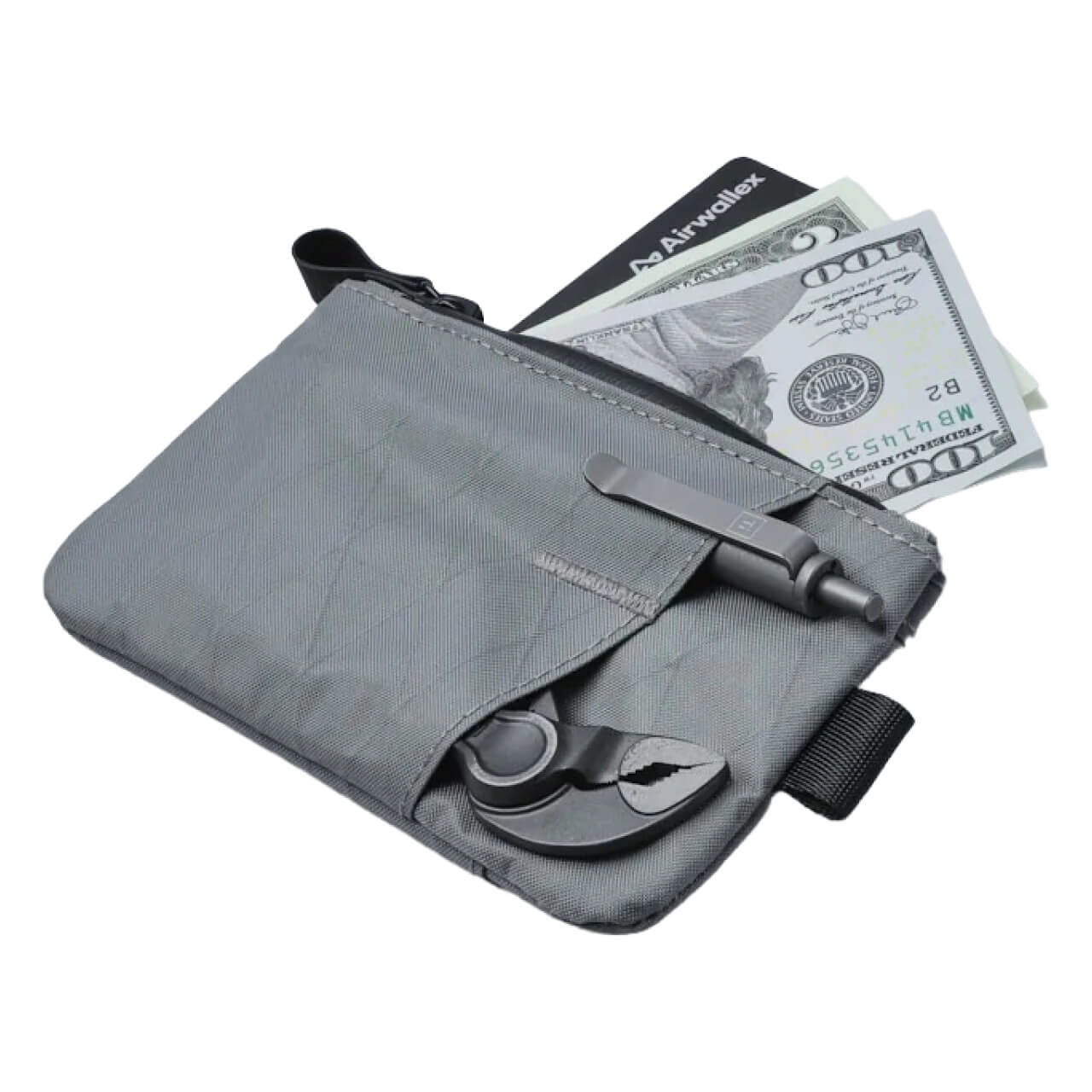 Поуч Alpaka Zip Pouch Pro Slate Grey Back View