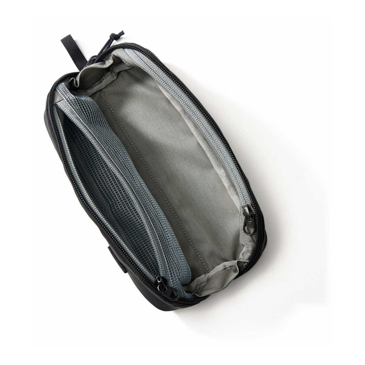 EDAY-13017a-SBK-EGS, EVERGOODS CIVIC Access Pouch 0.5L, Solution Dyed Black, поуч відкритий, розкладений плоским лотком