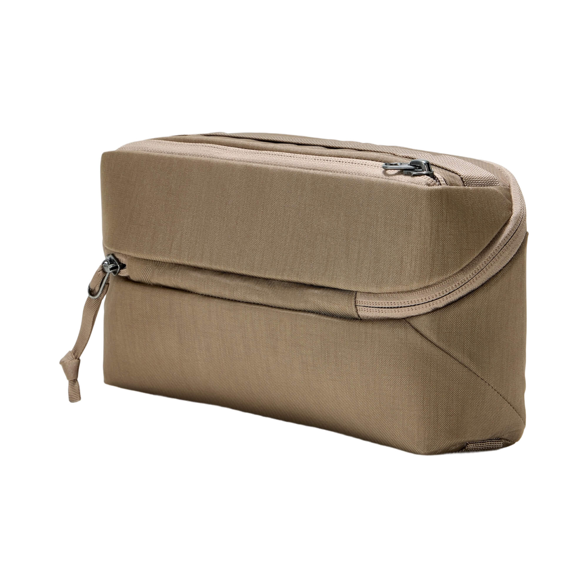 EDAY-13006a-FBN-EGS, EVERGOODS CIVIC Access Pouch 2L, Fossil Brown, зворотна сторона з верхньою блискавкою