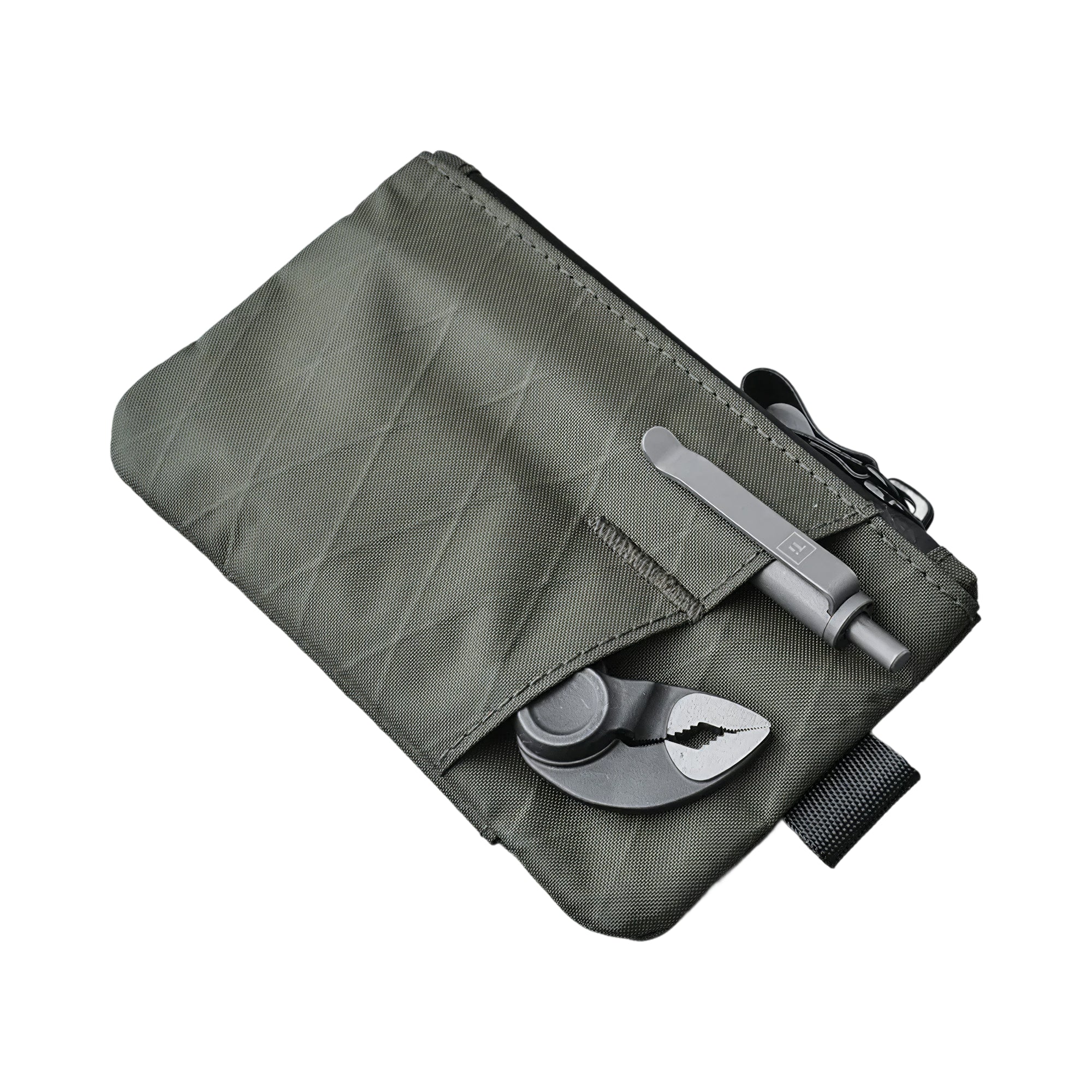 Поуч Alpaka Zip Pouch Pro Dark Green Back View