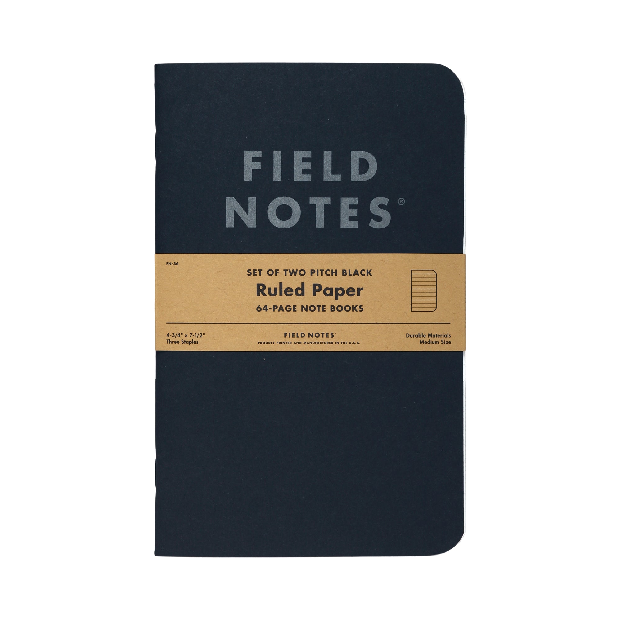 Набір блокнотів Field Notes Pitch Black Notebook