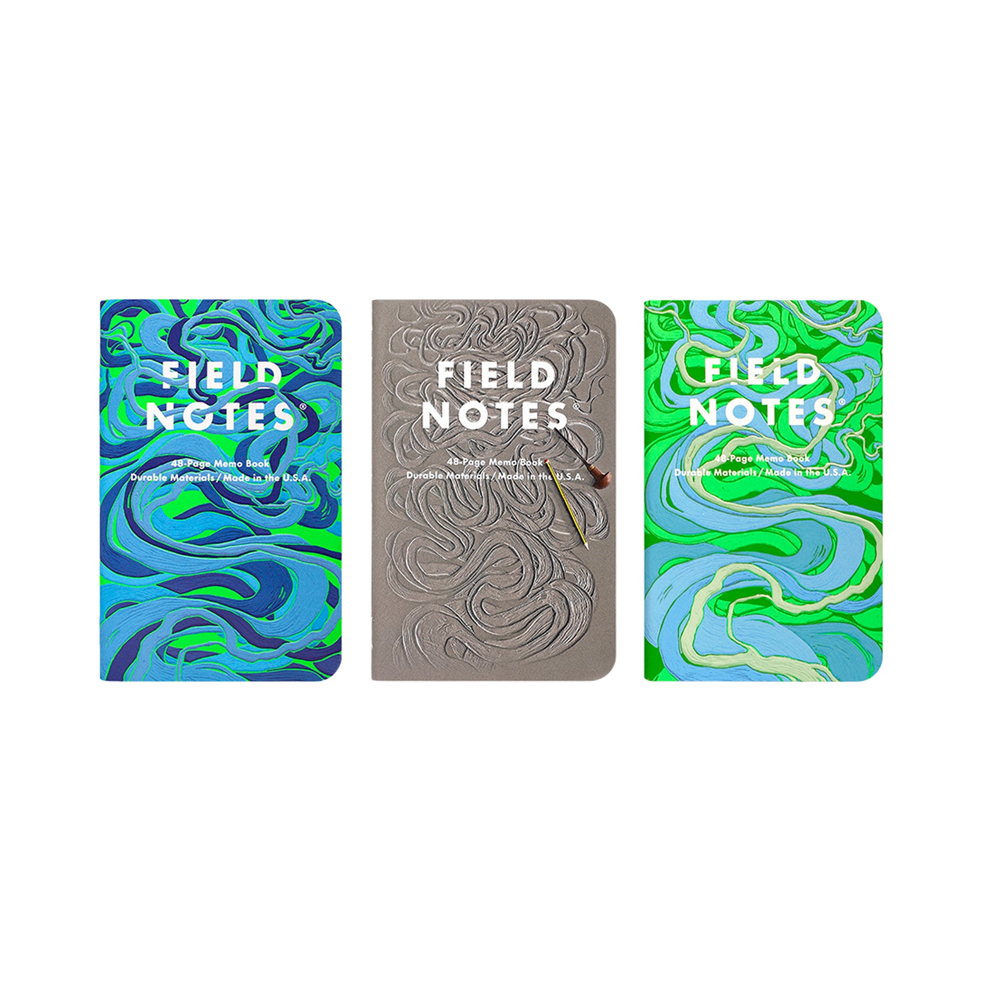Блокнот Field Notes Is a River Alive? Всі блокноти зпереду