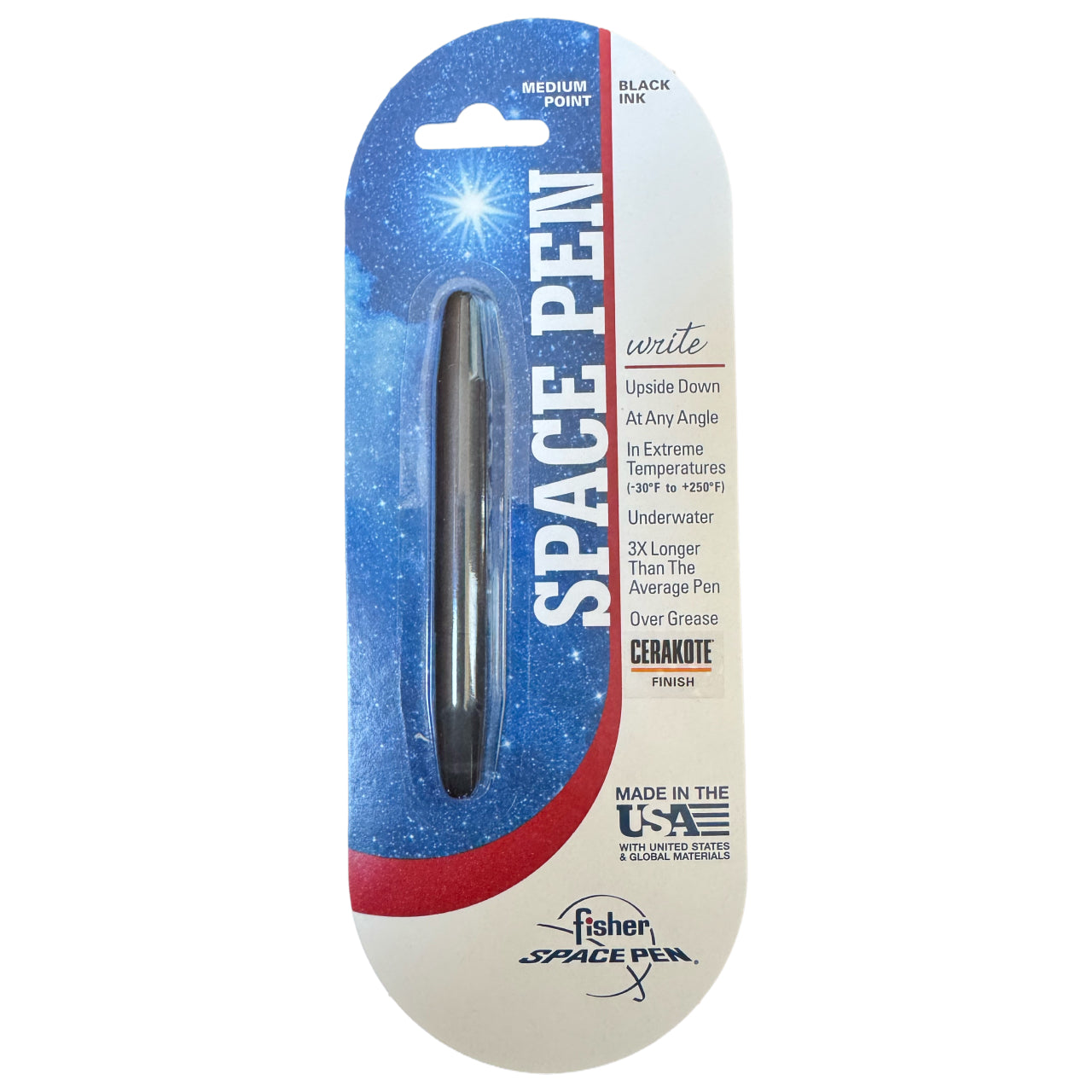 Ручка Fisher Space Pen Bullet Armor Black Cerakote