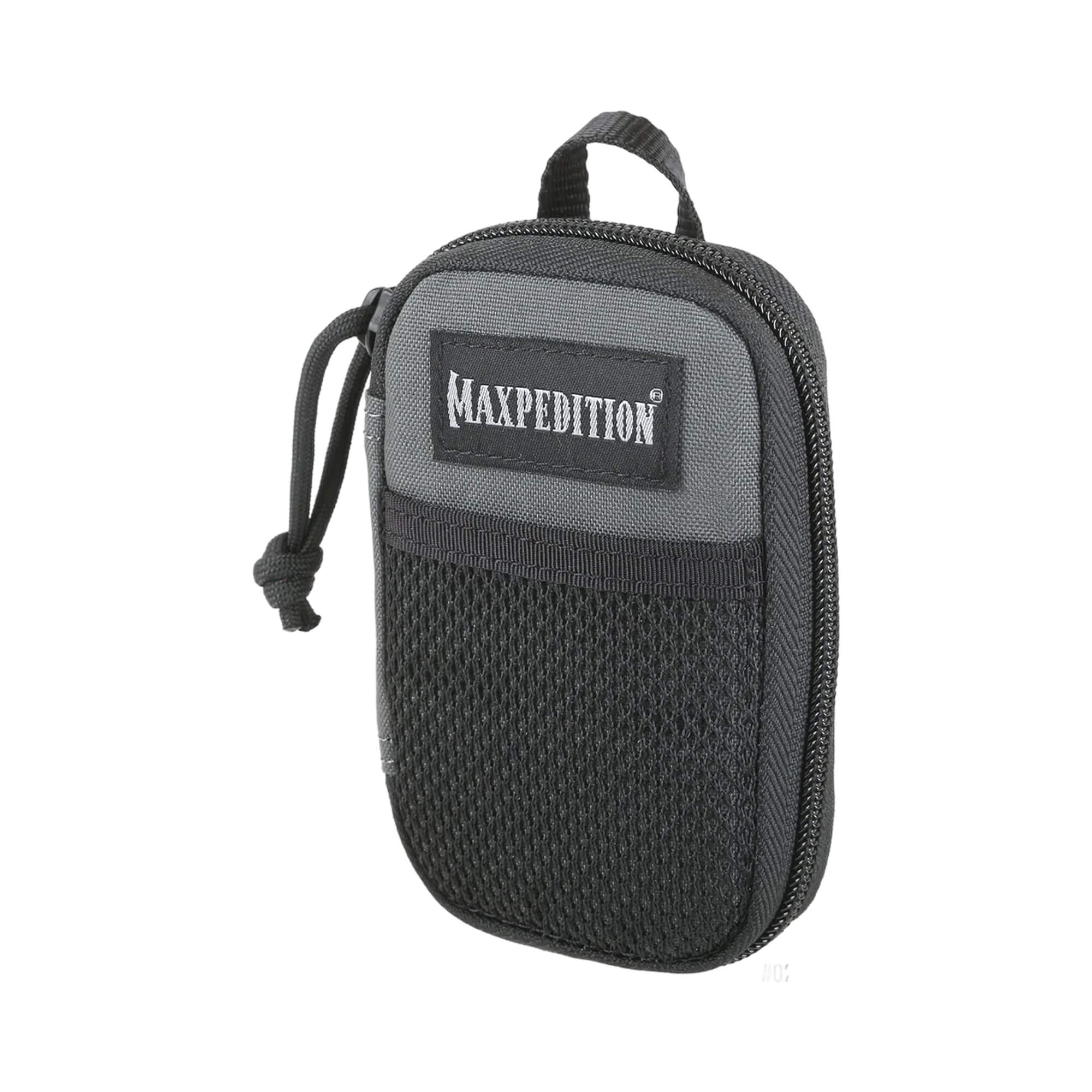 Maxpedition Pico Pocket Organizer Wolf Grey — ультракомпактний EDC-органайзер, вигляд спереду