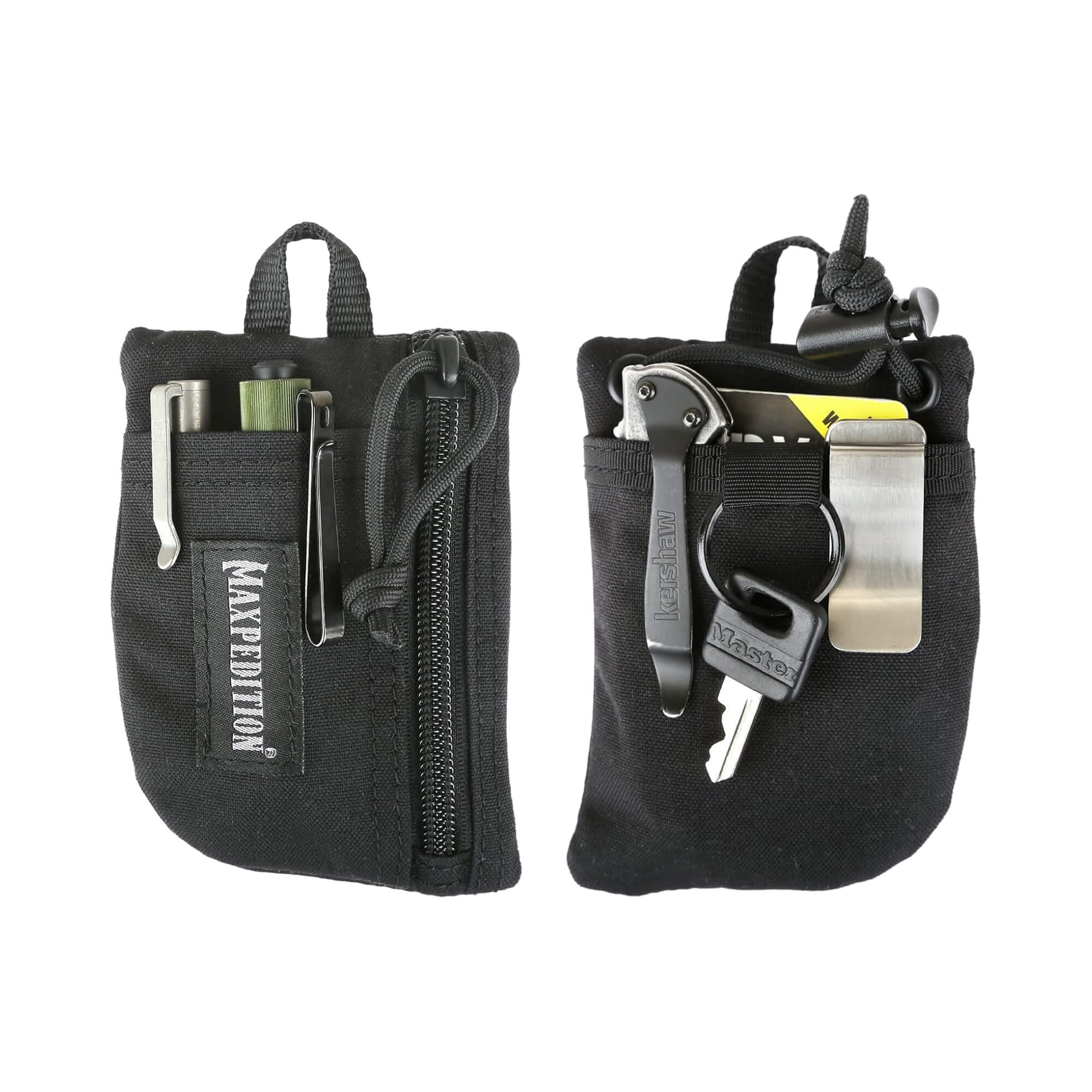 Внутрішня організація Maxpedition Platy Front Pocket Organizer з еластичними фіксаторами.