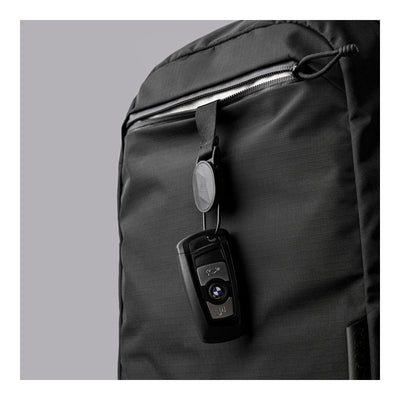 EDAY-EBP-AF-BLC-ALPK, Alpaka Essential Backpack 16L, Axoflux 210D | Black, верхня кишеня з ключами на брелоку-строп