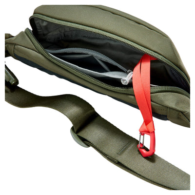 EDAY-13025a-ODG-EGS, EVERGOODS CIVIC Access Sling 1L, OD Green, застібка-блискавка зблизька, карабін на ремені