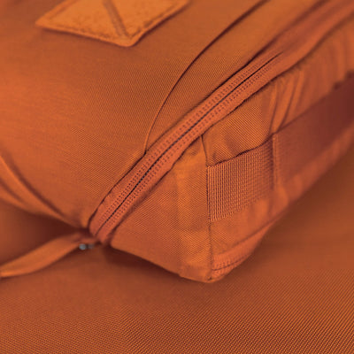 EDAY-13006a-BRO-EGS, EVERGOODS CIVIC Access Pouch 2L, Burnt Orange, деталь блискавки та велкро-патча