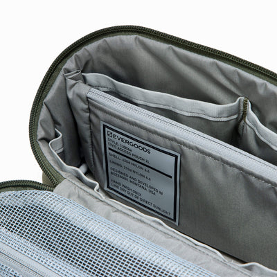 EDAY-13006a-ODG-EGS, EVERGOODS CIVIC Access Pouch 2L, OD Green, вшита бирка зі складом тканини 420d Nylon 6.6