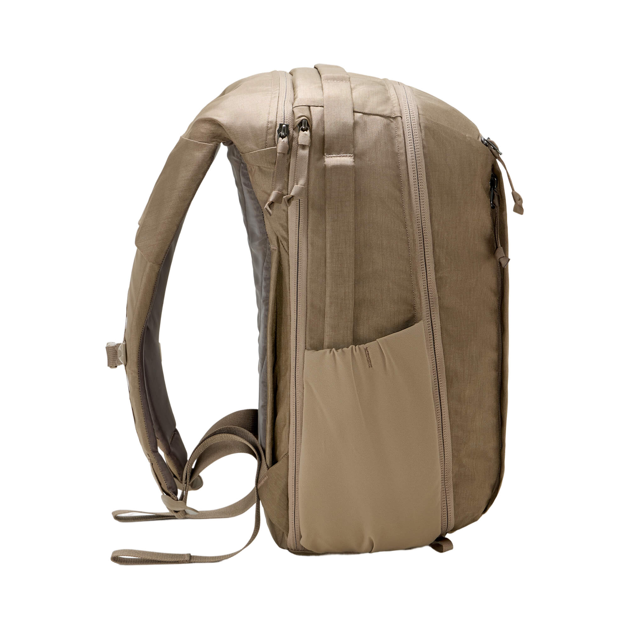 EDAY-13019c-FBN-EGS, EVERGOODS CIVIC Travel Bag 20L, Fossil Brown, вентильована спинка та плечові ремені