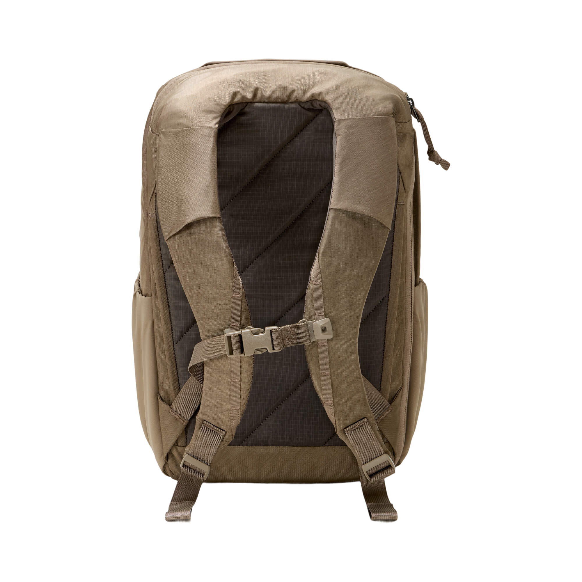 EDAY-13019c-FBN-EGS, EVERGOODS CIVIC Travel Bag 20L, Fossil Brown, вшита бирка зі складом тканини 420d Nylon 6.6