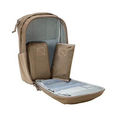 EDAY-13019c-FBN-EGS, EVERGOODS CIVIC Travel Bag 20L, Fossil Brown, панельне завантаження з внутрішніми відсіками на липучці