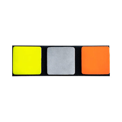 EVERGOODS Hi-Vis Patch, Hi-Vis, набір трьох патчів жовтий срібний помаранчевий