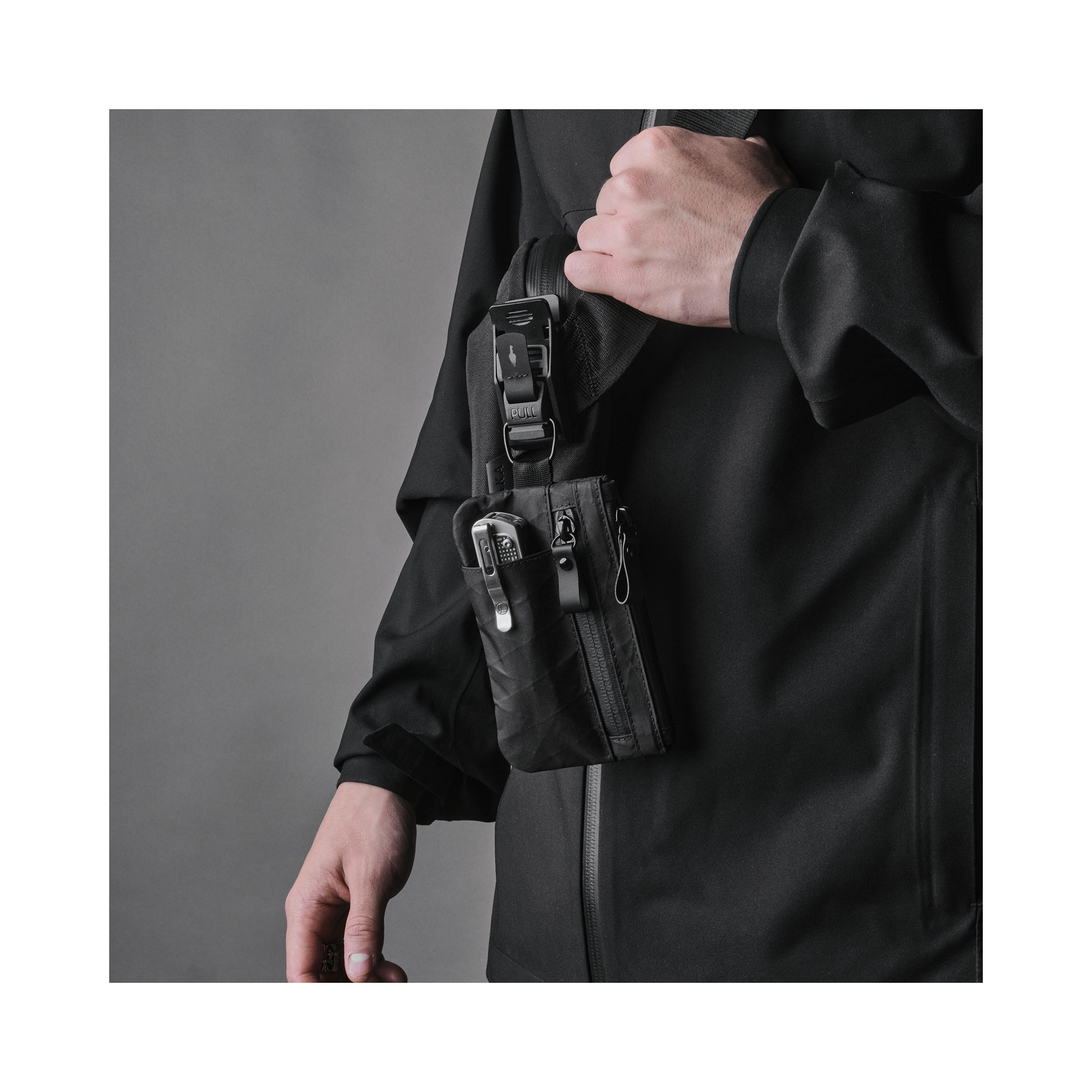 épine pouch Pocket bag ブラック Поуч Alpaka Zip Pouch Pro - органайзер з X-Pac для EDC | EDC.DAY