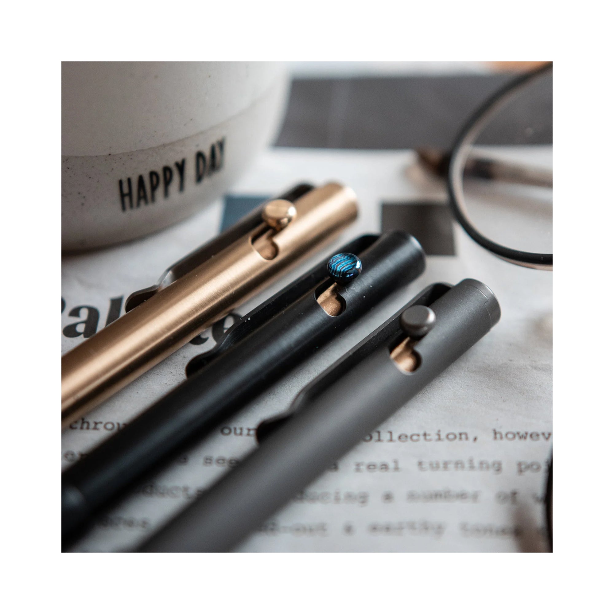 Ручка титанова Big Idea Design Bolt Action Pen