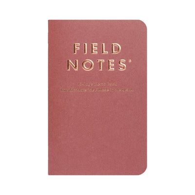 Блокнот Field Notes Lucky — бордова обкладинка, вигляд спереду