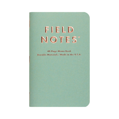 Блокнот Field Notes Lucky — м'ятна обкладинка, вигляд спереду