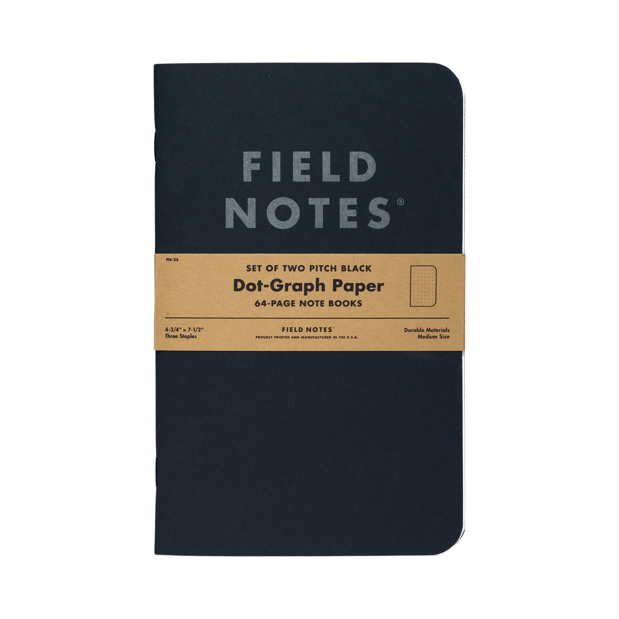 Блокнот Field Notes Pitch Black Notebook