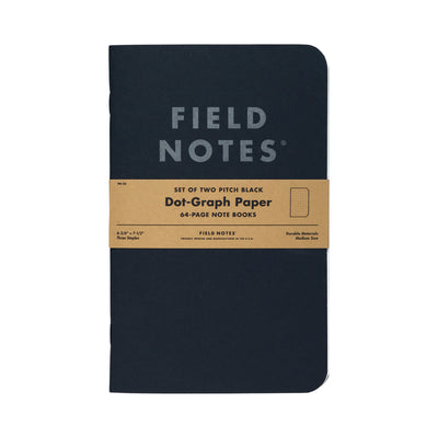 Набір блокнотів Field Notes Pitch Black Notebook