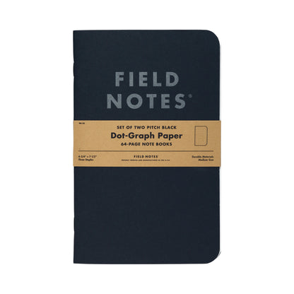 Блокнот Field Notes Pitch Black Notebook