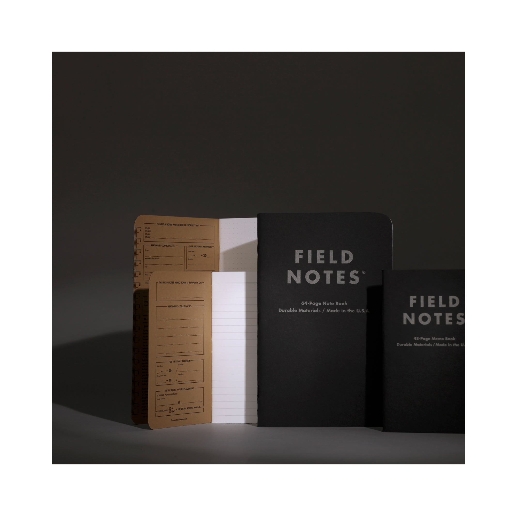 Блокнот Field Notes Pitch Black Notebook