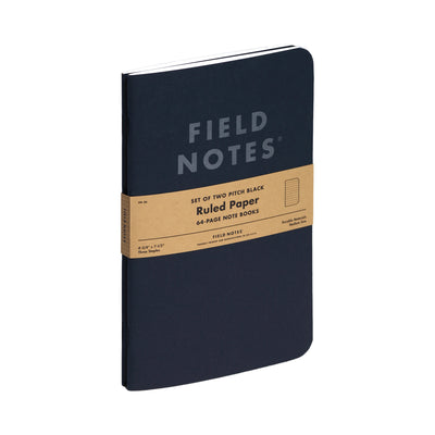 Набір блокнотів Field Notes Pitch Black Notebook