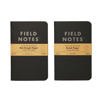 Набір блокнотів Field Notes Pitch Black Notebook
