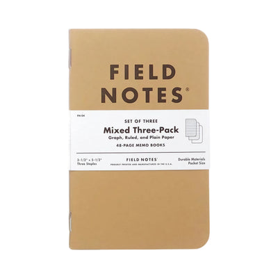 Блокнот Field Notes Original Kraft Mixed Front