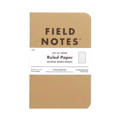 Блокнот Field Notes Original Kraft Ruled Front