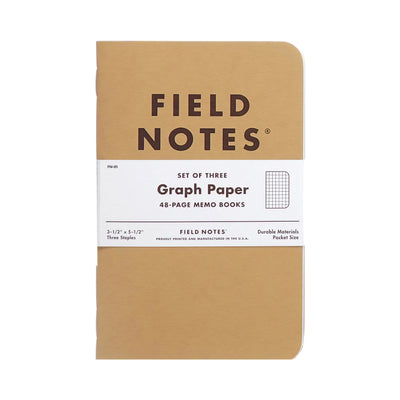Блокнот Field Notes Original Kraft Graph Front