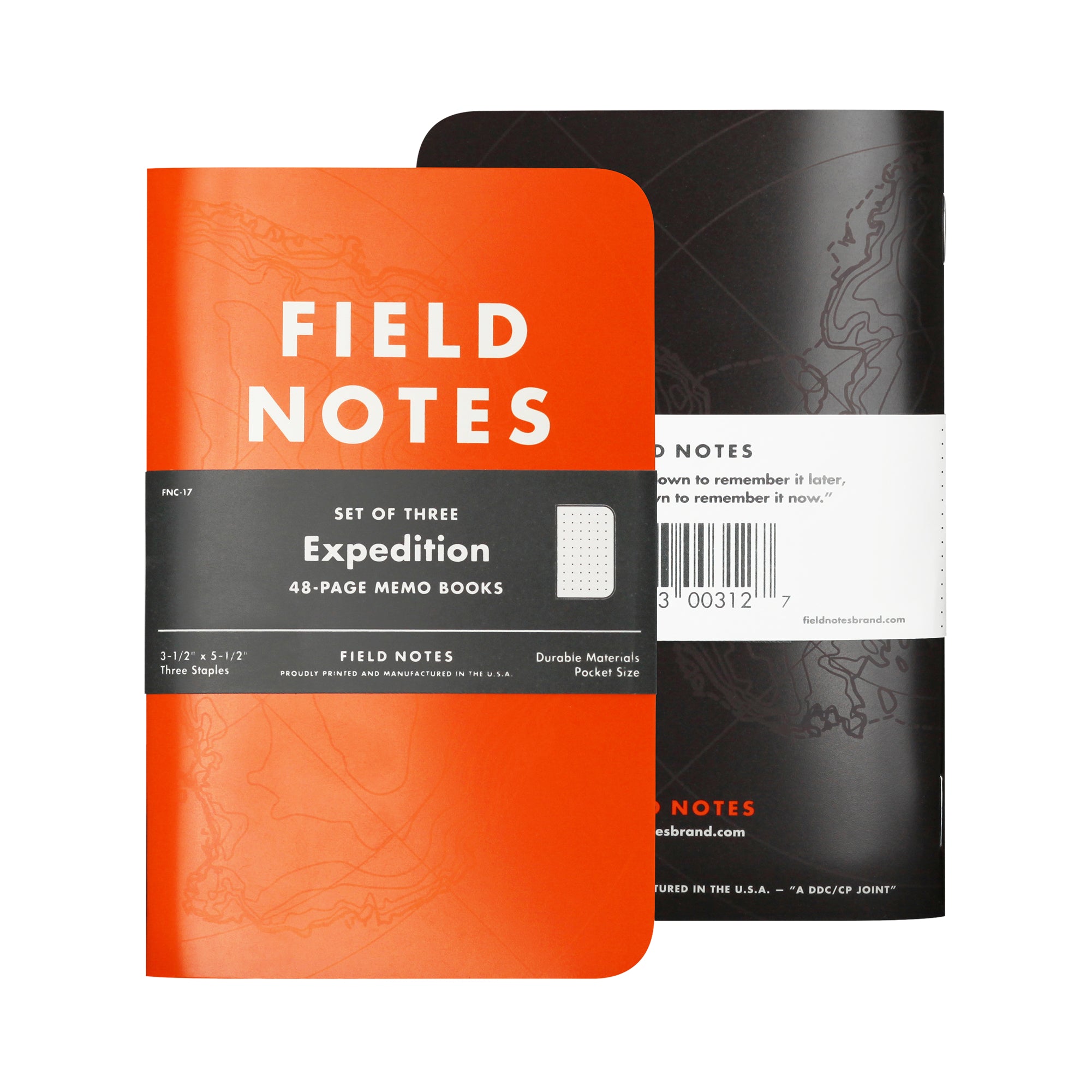 Блокнот Field Notes Expedition Front and Back