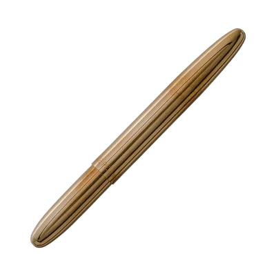 Fisher Space Pen Raw Brass Bullet — компактна EDC-ручка з необробленої латуні, вигляд спереду