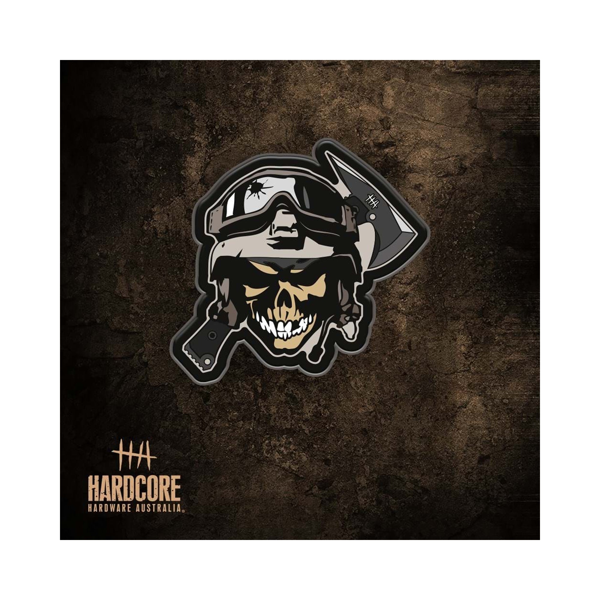 Патч Hardcore Hardware Australia 2014 Skull