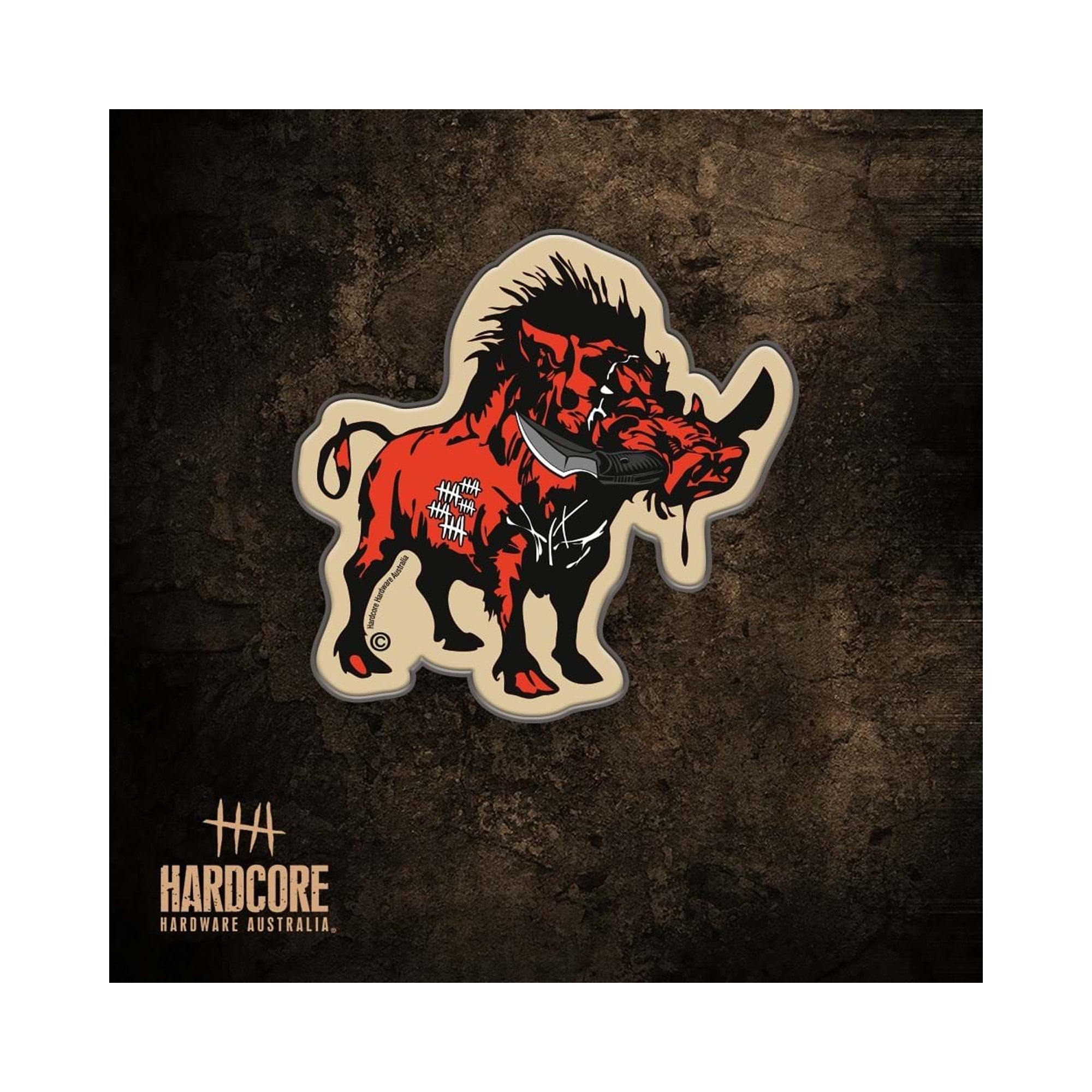 Патч Hardcore Hardware Australia 2016 War Pig