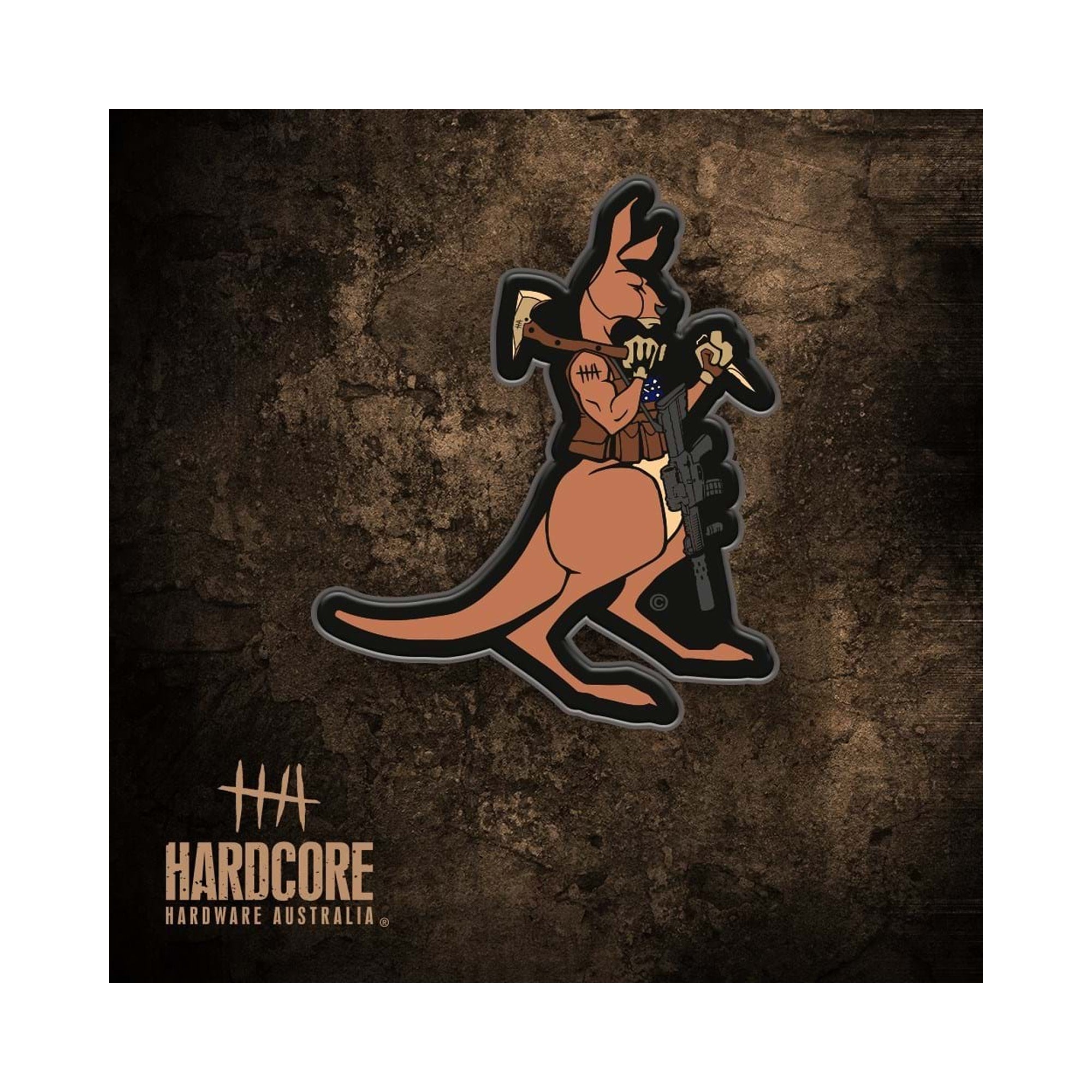 Патч Hardcore Hardware Australia 2015 Big Red