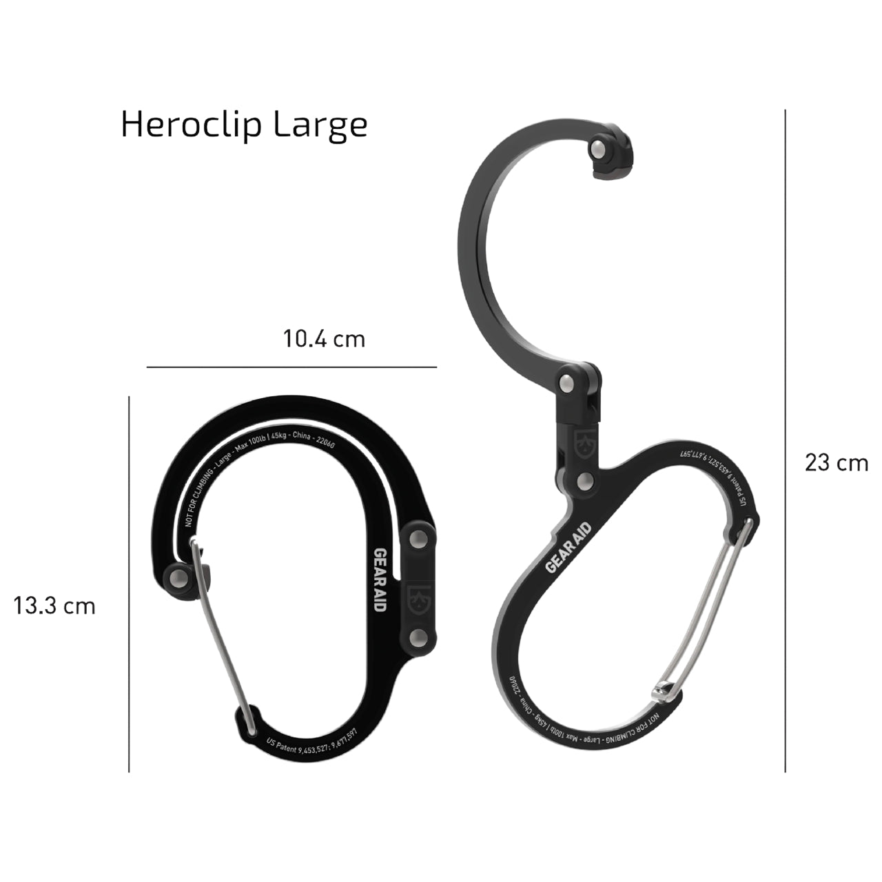 Карабін-трансформер GearAid Heroclip Large