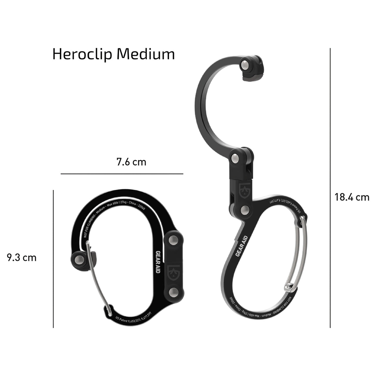 Карабін-трансформер GearAid Heroclip Medium