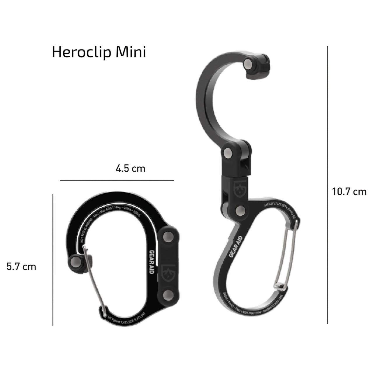 Карабін-трансформер GearAid Heroclip Mini