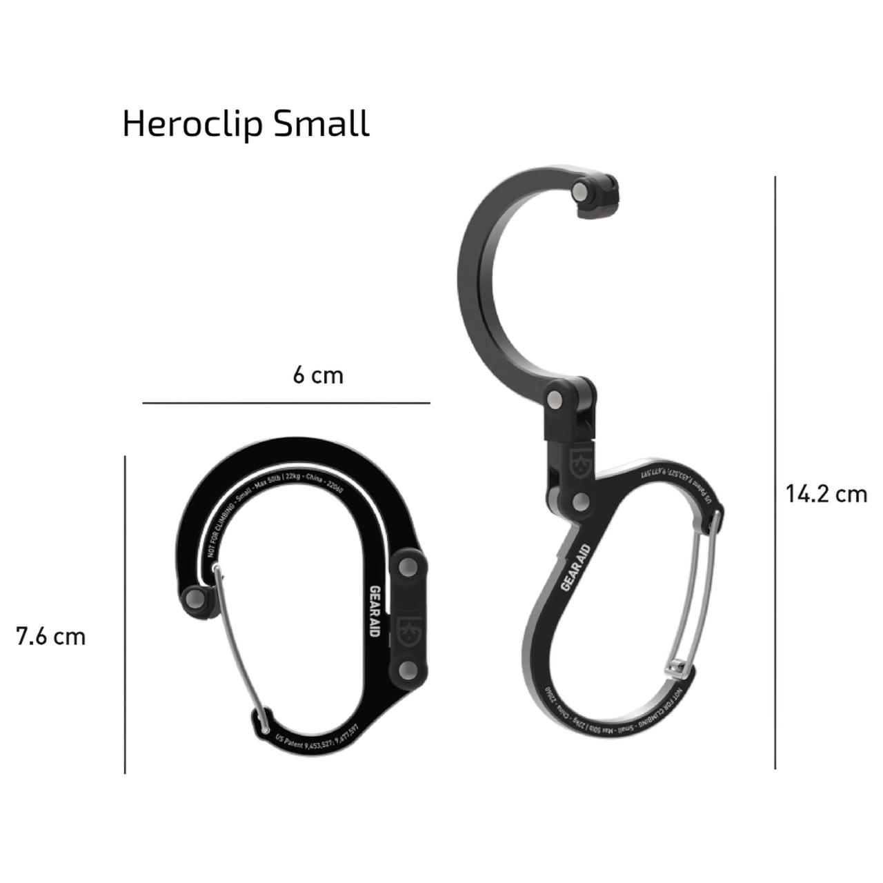 Карабін-трансформер GearAid Heroclip Small