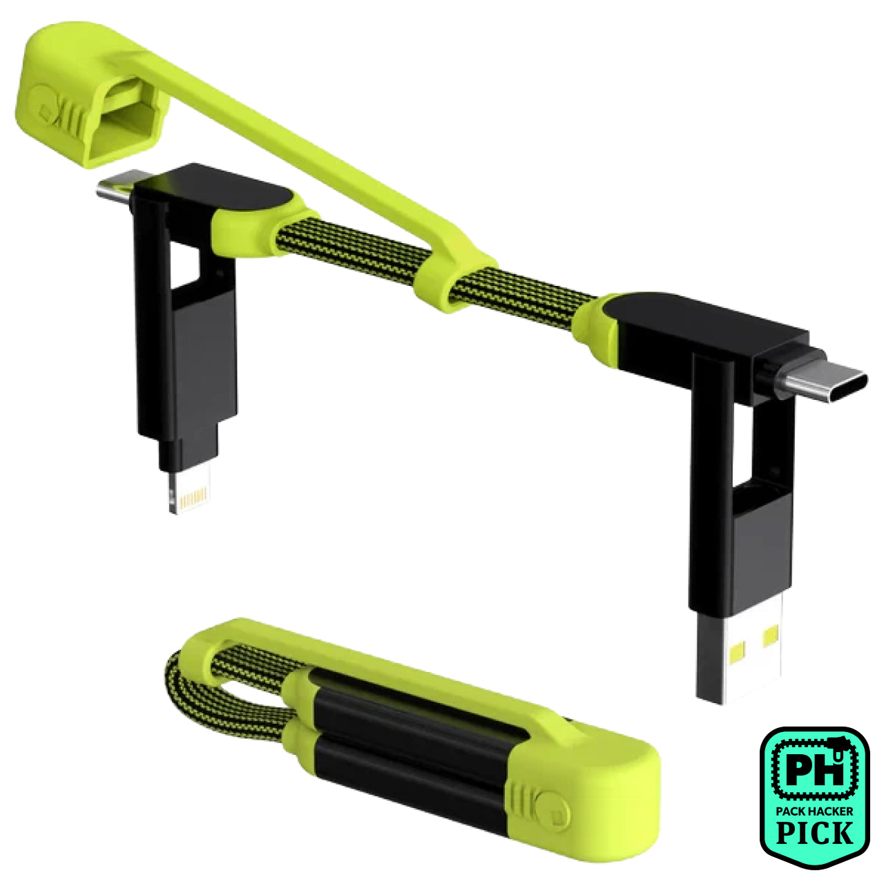 Кабель-брелок Rolling Square inCharge XL Pocket
