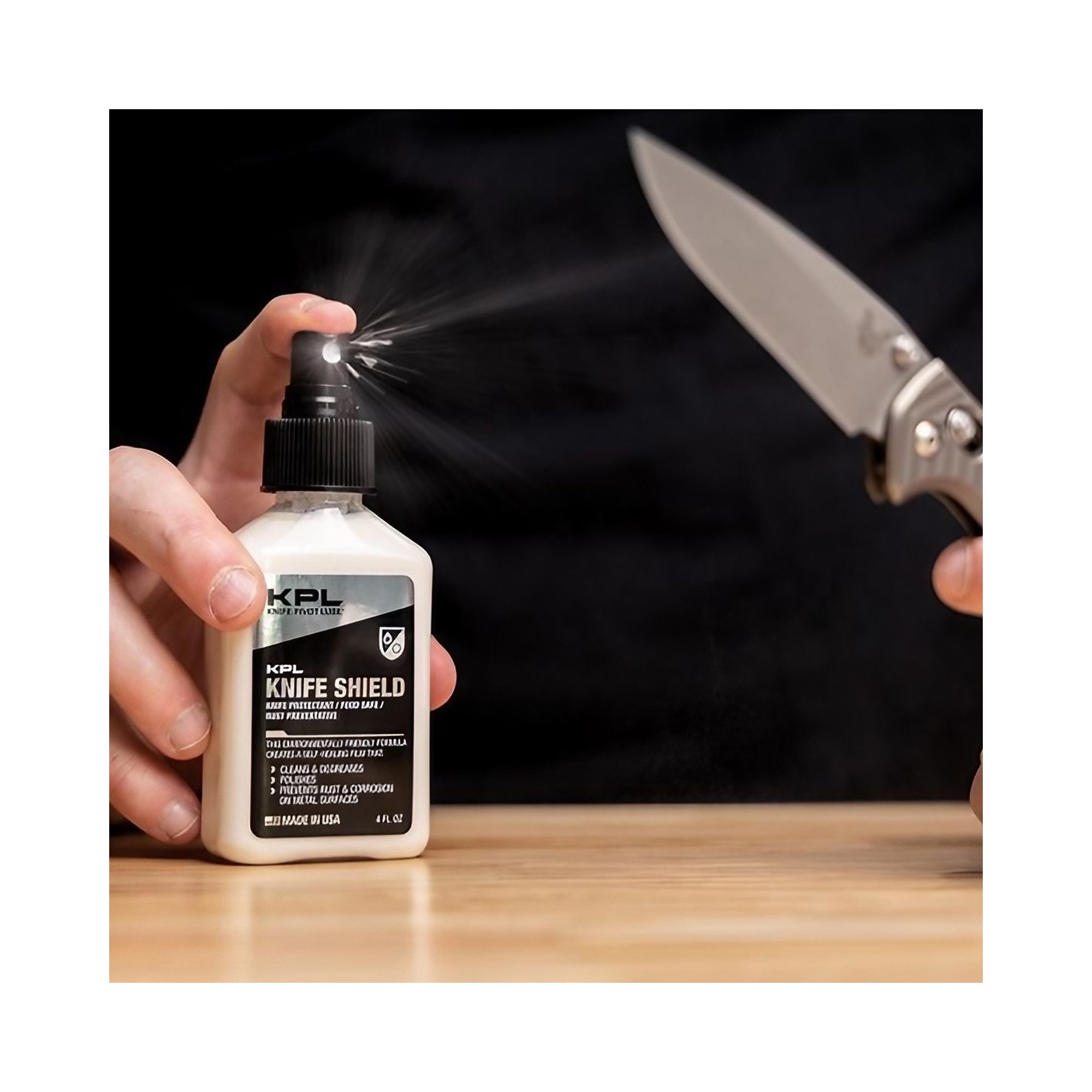 Антикорозійний засіб та полірувальний очищувач для ножів KPL Knife Shield