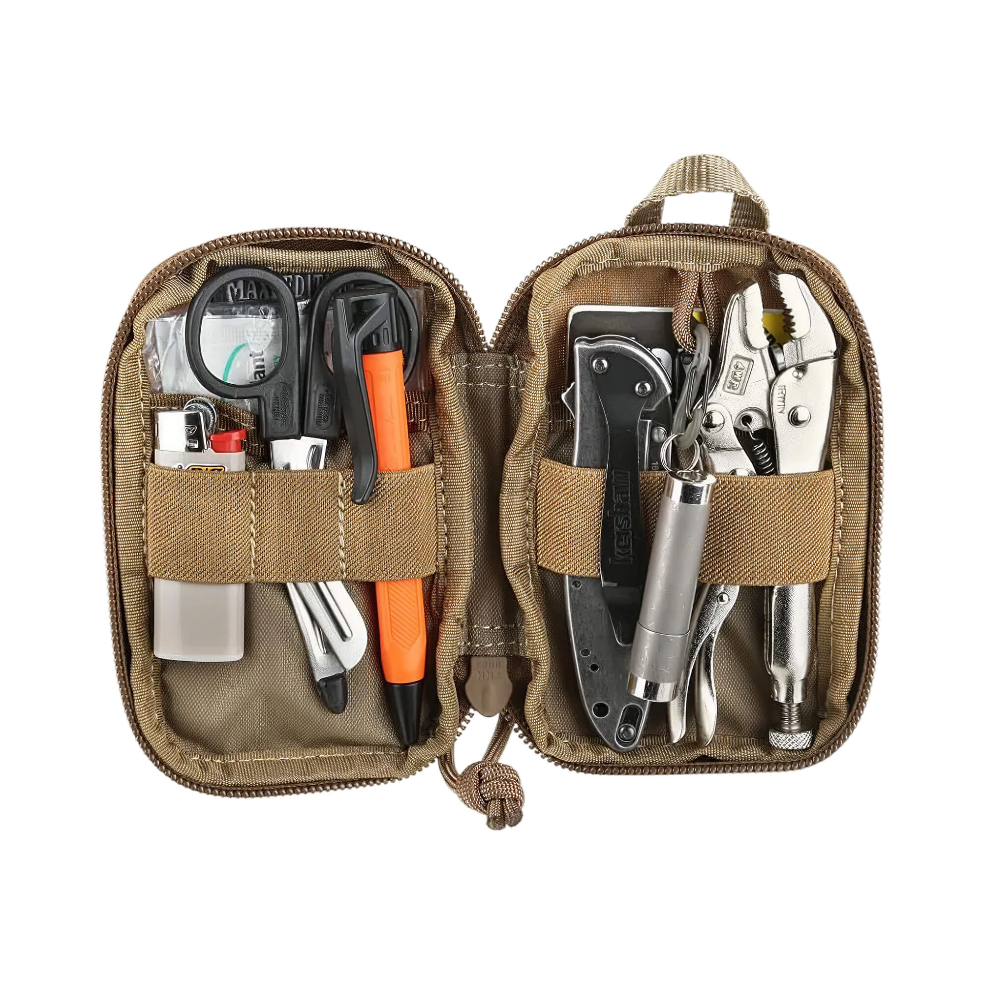 Maxpedition Pico Pocket Organizer Khaki — EDC-органайзер у використанні, лайфстайл фото