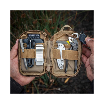 Maxpedition Pico Pocket Organizer Khaki — внутрішня організація та відділення для EDC-інструментів