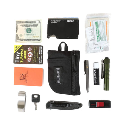 Приклад вмісту EDC набору в Maxpedition Platy Front Pocket Organizer.
