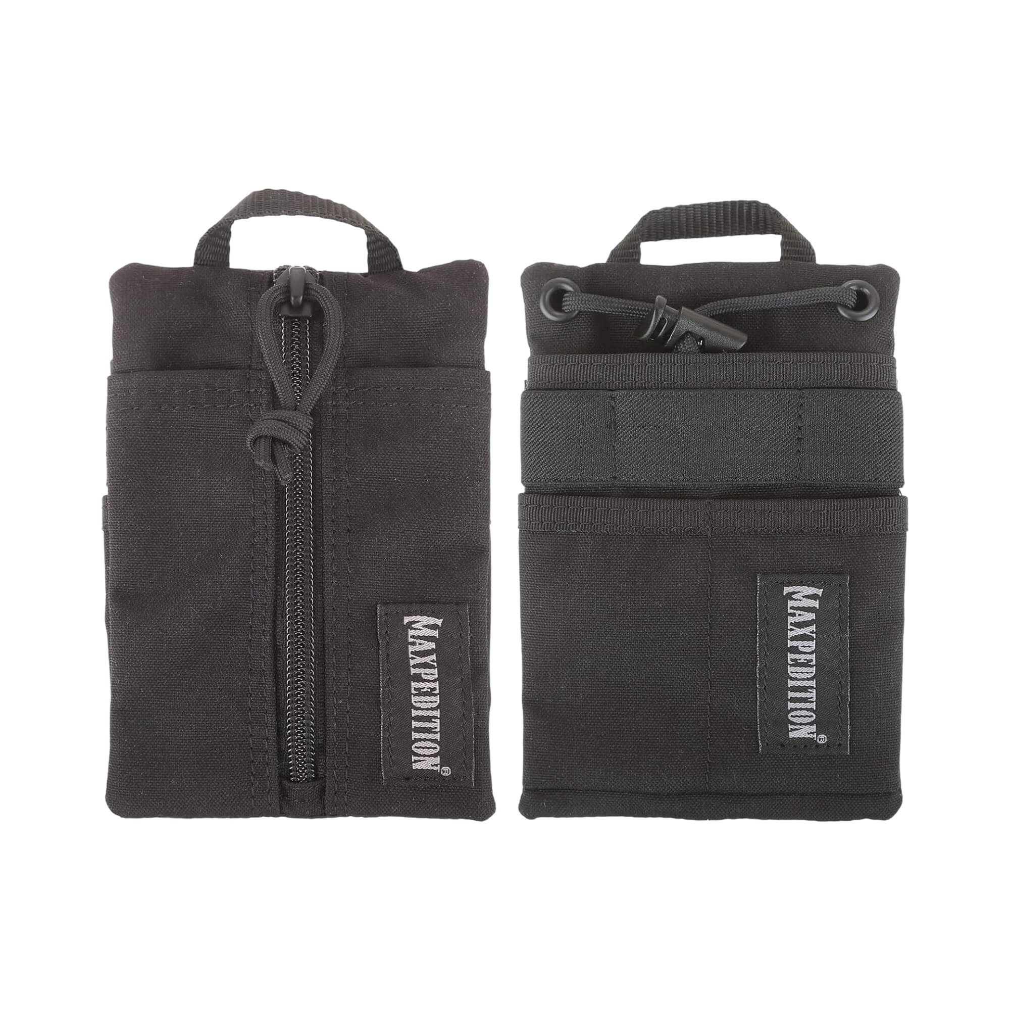 Maxpedition Platy Pocket Organizer 4×6 Black — компактний плоский EDC-органайзер, вигляд спереду