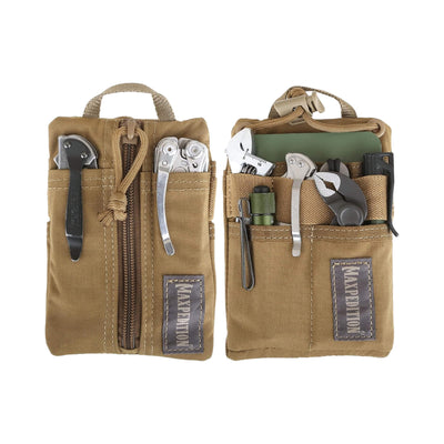 Maxpedition Platy Pocket Organizer 4×6 Dark Tan — внутрішня організація для EDC-інструментів