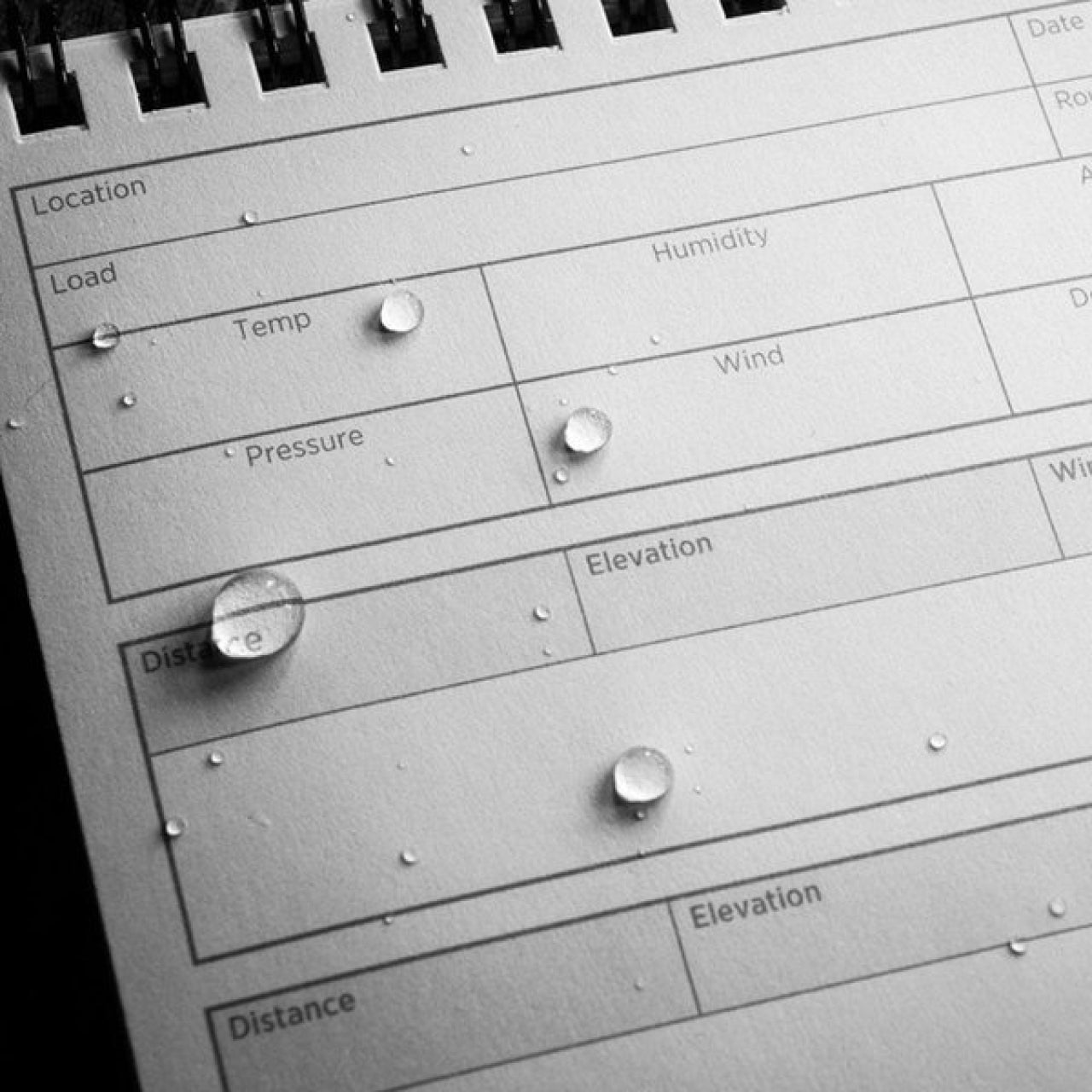 Блокнот стрілецький Rite in the Rain Top Spiral 4 x 6" D.O.P.E. Logbook